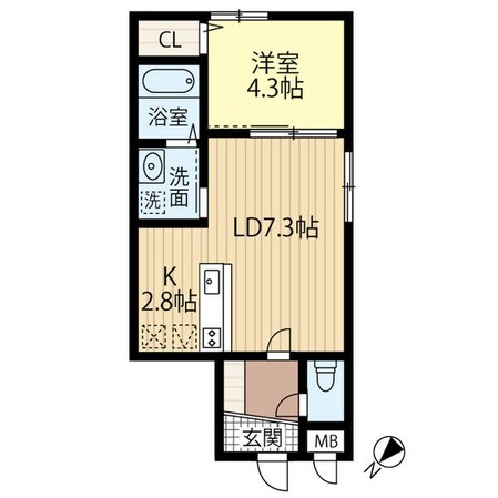 KOTO-琴-の物件間取画像